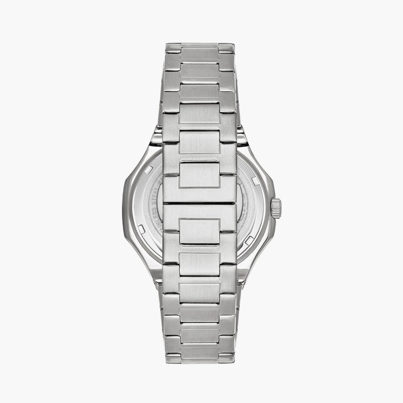 OMAX ساعة فضية أنالوج بسوار معدني للنساء - Image 3